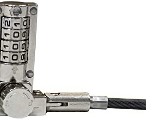 Noble Locks TZ03TC Ultra Compact Wedge 4 Digit Combo Lock for Dell Latitude Laptops