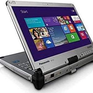 Panasonic Laptop Convertible Tablet CF-C2, Intel i5 4th Gen, 1.90GHz, 12.5" HD Touchscreen, 12GB, 480GB SSD, Webcam, WiFi, Bluetooth, Windows 10 Pro Upgraded (Renewed)