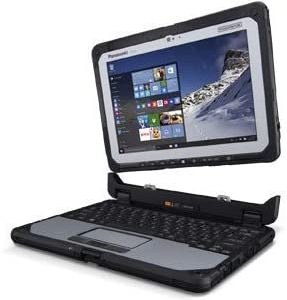 Panasonic Toughbook CF-20, 10.1" Multi Touch, 1920 x 1200, m5-6Y57@1.1GHz, 8GB, 128GB SSD, Wi-Fi, Bluetooth, Dual Pass, Webcam, Rear Camera, Emissive Backlit Keyboard, Win 10 Pro, 4G LTE (Renewed)