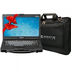 Panasonic Toughbook CF-53 Laptop PC Bundle with Laptop Bag, i5-2520M,16GB, 500GB SSD, Win 10, Touchscreen (Renewed) (CF53RL2B) Panasonic