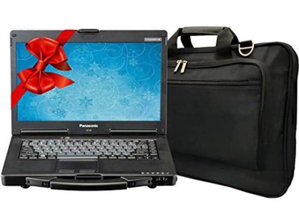 Panasonic Toughbook CF-53 Laptop PC, Intel i5-2520M 2.5GHz, 16GB RAM, 1TB SSD, Windows 10, Touchscreen, Laptop Bag (Renewed) Panasonic