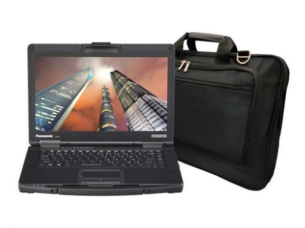 Panasonic Toughbook CF-54 Laptop PC Bundle with Laptop Bag, Intel Core i5-7300U 2.6GHz, 8GB RAM, 500GB SSD, Windows 10 Pro Panasonic