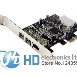 PCIE Combo 2x 1394b + 1x 1394a Firewire Ports PCI-Express Controller Card 1394 card TI Chipset 6pin cable win10 General