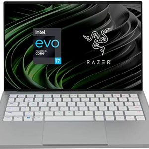 Razer Book 13 Laptop: Intel Core i7-1165G7 4 Core, Intel Iris Xe, 13.4" FHD+ Touch (1920 x1200), 16GB RAM, 256GB PCIe M.2, CNC Aluminum, Chroma RGB, Thunderbolt 4, Intel Evo Certified, Mercury White