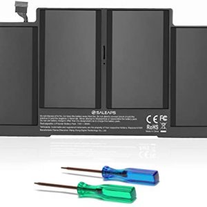 Saleaps A1466 Replacement Battery for MacBook Air 13 inch 2017, Early 2015 Early 2014, Mid 2013 Mid 2012 Mid 2011, Late 2010 7200mAh 7.6V Fits A1396 A1405 A1496 A1377