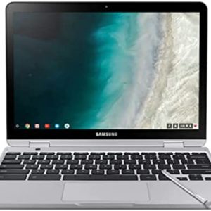 Samsung Chromebook Plus V2, 2-in-1, 4GB RAM, 32GB eMMC, 13MP Camera, Chrome OS, 12.2", 16:10 Aspect Ratio, Stealth Silver (XE521QAB-K01US)