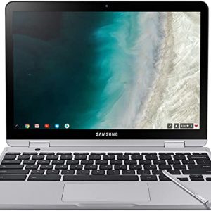 Samsung Chromebook Plus V2, 2-in-1, 4GB RAM, 64GB eMMC, 13MP Camera, Chrome OS, 12.2", 16:10 Aspect Ratio, Light Titan (XE520QAB-K03US) (Renewed)