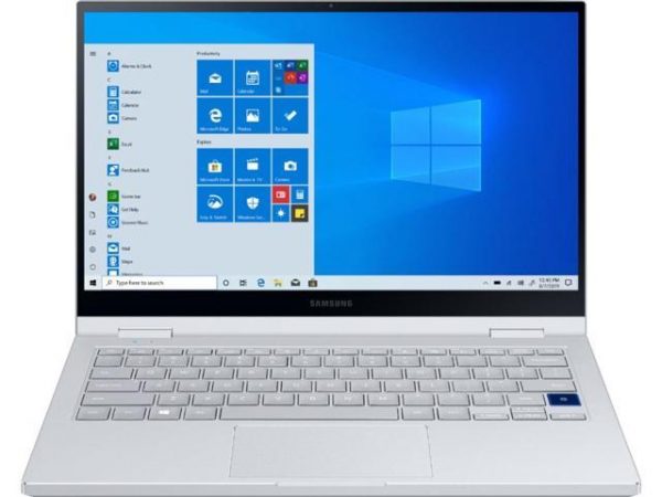 Samsung - Galaxy Book Flex Alpha 2-in-1 13.3" QLED Touch-Screen Laptop - Intel Core i5 - 8GB Memory - 256GB SSD - Royal Silver NP730QCJ-K01US Tablet Notebook PC Computer SAMSUNG