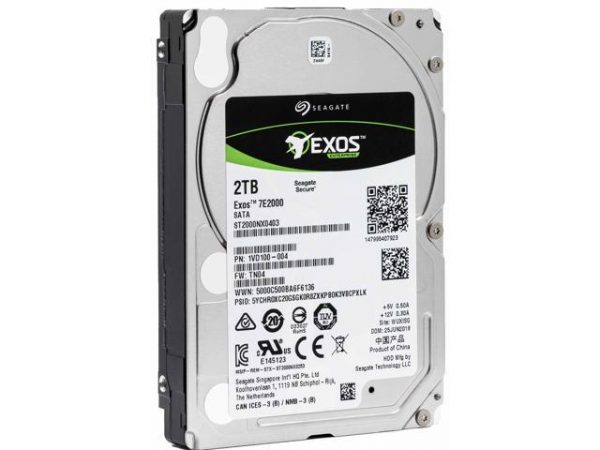 Seagate Exos 7E2000 ST2000NX0403 2TB 512n SATA 6Gb/s 7200RPM 2.5-Inch Enterprise HDD (ST2000NX0403) Seagate