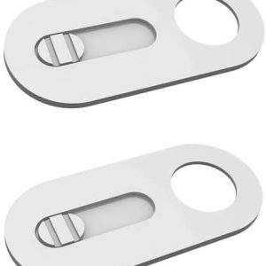 Slide Webcam Cover Ultra Slim 0.027inch Web Camera Cover for Computer, Dell HP Laptop, iMac, MacBook Pro, Smartphone, Slider Camera Blocker Protect Privacy and Securtiy (White-2Pack)