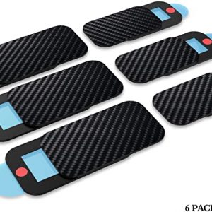 SUPCASE Webcam Cover, (6 Pack) 0.5Mm Ultra-Thin Webcam Slider Cover Camera Cover for Laptop, Desktop, PC, MacBook Pro, iMac, Mac Mini, Notebook, Protect Your Privacy & Security (Black)