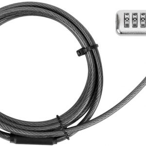 Targus DEFCON Compact Serialized Combo Cable Lock for Laptop Computer and Desktop Security (ASP71GLX-S)