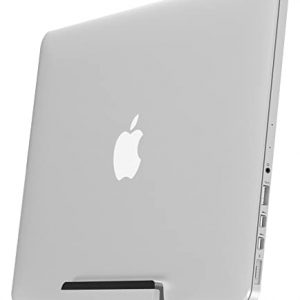 UPPERCASE KRADL Pro Small Profile Aluminum Vertical Stand for Retina MacBook Pro 13" or 15" (2012 to 2015 Releases), Silver/Black