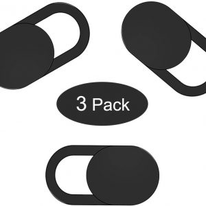 UYICOO Laptop Camera Cover, Ultra-Thin Webcam Cover Slide for MacBook Pro, iMac, PC, iPad, iPhone 8/7/6 Plus, Protect Your Privacy Security (Pack of 3)