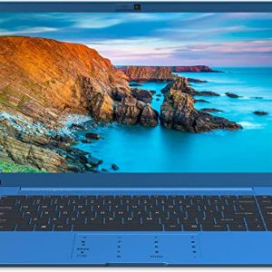 VUCATIMES Laptop Computer 14-inch Windows-10 - IPS Full HD Display Intel Dual-Core 6GB RAM 128GB SSD AC WiFi Numeric Keypad Mini HDMI Cobalt Blue (2 Core)