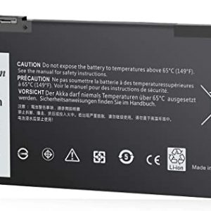 WDX0R Laptop Battery 42Wh/11.4V for Dell Inspiron 15 5000 7000 Series 5565 5567 5568 5570 5578 7560 7570 7579 7569, 13 5368 5378 5379 7368 7378, 17 5765 5767 5770 Inspiron 14 7460 (P58F FC92N 3CRH3)