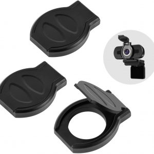 Webcam Cover, 3 Pack Webcam Privacy Shutter Protects Lens Cap Hood Cover with Strong Adhesive, Protecting Privacy and Security for Logitech HD Pro Webcam C920 and C930e and C922X