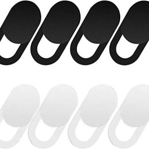Webcam Cover 8 Packs, Samera Cover Slide, Ultra-Thin Camera Cover Privacy Protector for Laptop, Mac, MacBook Air, iPad, iMac, PC, Cell Phone, Webcam Covers Laptop Accessories (B-8 Packs)