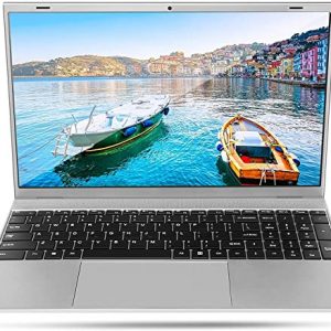 Windows 10 Laptop Computer 15.6 inch, FHD IPS Display 8GB RAM 128GB M.2 SSD, Intel Celeron J4115 Quad Core Notebook PC, Full-Size Keyboard, Support 5G WiFi, Mini HDMI, Webcam, Slim