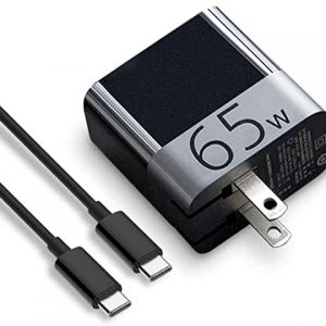 ZMI zPower Turbo 65W USB-C PD Wall Charger Compatible with Laptops Chargeable via USB-C (Not Compatible with Legacy Models with Barrel Charging Ports) - Black