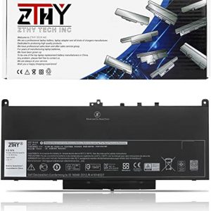 ZTHY J60J5 Primary Laptop Battery Replacement for Dell Latitude E7270 P26S001 E7470 P61G001 Series Notebook R1V85 451-BBSX 451-BBSY 451-BBSU MC34Y 242WD PDNM2 7.6V 55WHr 4Cell