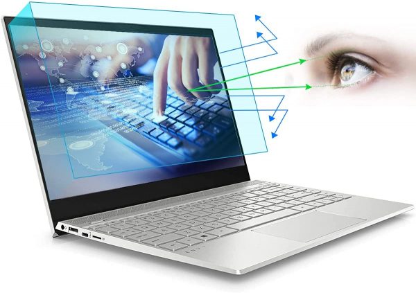 2 Pack 14 Inch Laptop Screen Protector, Anti Glare Eye Protection, Anti Blue Light, Anti-scratch Screen Protector Compatible with HP/Dell/Asus/Acer/Sony/Samsung/Lenovo, Display 16:9