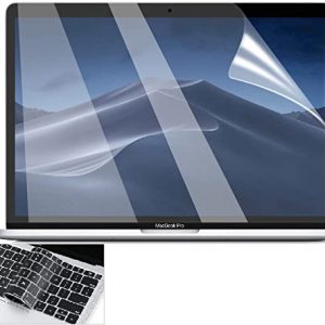 2 Pack Matte Anti-Glare Screen Protector for Apple MacBook Pro 15 Inch Retina Display 2012-2015(Model:A1398) with Surprise Keyboard Skin, Help for Your Eyes Reduce Fatigue