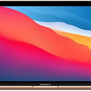 2020 Apple MacBook Air Laptop: Apple M1 Chip, 13” Retina Display, 8GB RAM, 512GB SSD Storage, Backlit Keyboard, FaceTime HD Camera, Touch ID. Works with iPhone/iPad; Gold