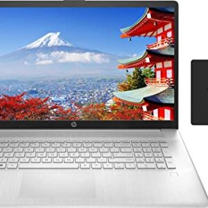 2021 HP 17 Laptop, Newest AMD Ryzen 5 5500U(Beat i7-1065G7) 16GB RAM 512GB SSD, 17.3" FHD Display, Webcam for Zoom, HDMI, Wi-Fi, Lightweight Thin Design, Win 10-Free Windows 11 Upgrade| VAATE Bundle