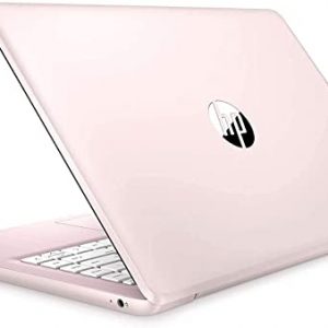 2021 HP Stream 14" HD Thin and Light Laptop, Intel Celeron N4000 Processor, 4GB RAM, 64GB eMMC, HDMI, Webcam, WiFi, Bluetooth, Windows 10 S, Rose Pink With SAM- (Renewed)