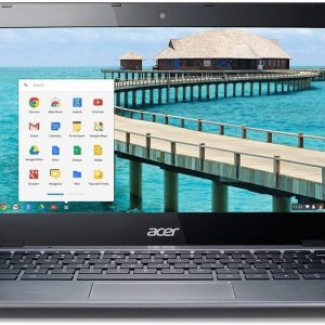 Acer C720-2844 11.6" Google Chromebook Laptop Intel Celeron 2955U Dual Core 1.4GHz 4GB RAM 16GB SSD - Gray