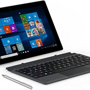 ALLDOCUBE iWORK20 2-in-1 Laptop, Tablet PC with Keyboard (and Stylus Pen), 10.1" Windows Tablet, Intel N4020 CPU, 4GB RAM/128GB ROM, Windows 10, Type-C, Support HDMI, Convertible Laptop
