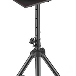 Amada Projector Tripod Stand, Foldable Laptop Tripod, Multifunctional DJ Racks/ Projector Stand with Adjustable Height, Perfect for Office, Home, Stage or Studio-AMPS01