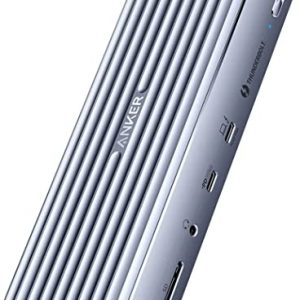 Anker Apex 12-in-1 Thunderbolt 4 Dock, Max 90W Charging for Laptop, 20W Power Delivery, Single 8K, Triple 4K Display, 2 USB-A 3.1 Gen 2, 2 USB 2.0, Ethernet, Audio, SD 4.0, for Thunderbolt 4 Laptops