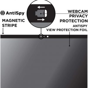AntiSpy Privacy Screen incl. Camera Cover for MacBook Pro 13 inch | Magnetic Privacy Filter for Mac | 2016-2017 - 2018 – 2019-2020 | Apple Laptop Privacy Screen Protector – Anti-Glare Filters