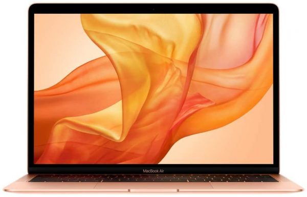 Apple MacBook Air MVFM2LLA, 13.3 Inches Retina Display (1.6 GHz 8th Gen Intel Core i5 Dual-Core, 8GB RAM, 128GB - Gold (Renewed)