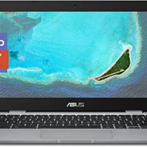 ASUS Chromebook C223 11.6" HD Chromebook Laptop, Intel Dual-Core Celeron N3350 Processor (up to 2.4GHz), 4GB RAM, 32GB eMMC Storage, Premium Design, Grey, C223NA-DH02