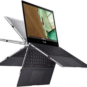 ASUS Chromebook Flip CM3, 12" Touchscreen HD NanoEdge Display, MediaTek 8183 Processor, Arm Mali-G72 MP3 GPU, 32GB Storage, 4GB RAM, Wi-Fi 5, Chrome OS, Aluminum, Mineral Gray,  CM3200FVA-DS42T
