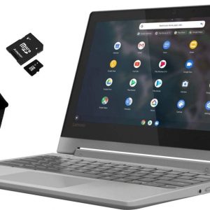Lenovo Chromebook Flex 3 2 in 1, 11.6" HD (1366 x 768) Touch Screen, MT8173C, 4GB LPDDR3, 32GB eMMC, PowerVR GX6250, Chrome OS, 82HG0000US, Grey, with Kwalicable Accessory Bundle