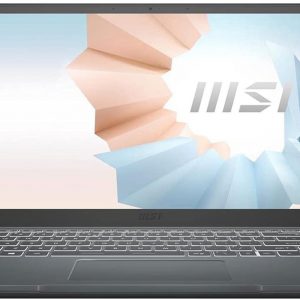 MSI Modern 14 Professional Laptop: 14" IPS-Level Thin Bezel Display, Intel Core i5-1135G7, Intel Iris Xe, 8GB RAM, 512GB NVMe SSD, Win10, Carbon Gray (B11MO-207)