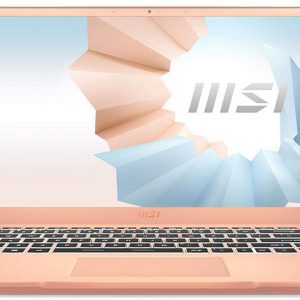 MSI Modern 14 Professional Laptop: 14" IPS-Level Thin Bezel Display, Intel Core i7-1165G7, Iris Xe, 8GB RAM, 512GB NVMe SSD, Win10 PRO, Beige Mousse (B11MO-038)