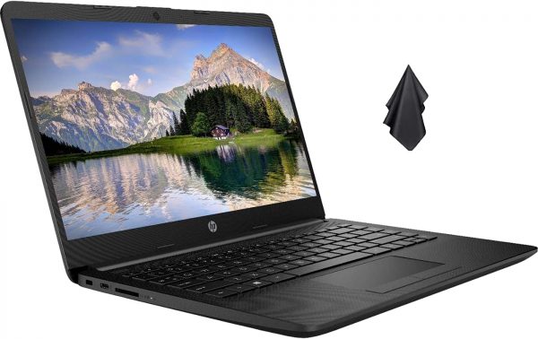 Newest HP 14 inch HD Display Laptop for Business or Student, AMD Ryzen 3 3250U, 16GB DDR4 RAM, 1TB HDD, WiFi, Bluetooth, HDMI, Windows 10, Oydisen Cloth