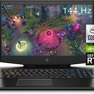 OMEN 15 Gaming Laptop, NVIDIA GeForce RTX 2070 Max-Q, Intel Core i7-10750H, 16 GB DDR4 RAM, 512 GB PCIe NVMe SSD, 15.6" Full HD 144hz, Windows 10 Home, RGB Keyboard (15-dh1060nr, 2020 Model)