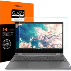 Spigen Tempered Glass Screen Protector Designed for Lenovo Chromebook Flex 5 (13 inch / 82B80006UX) [9H Hardness]