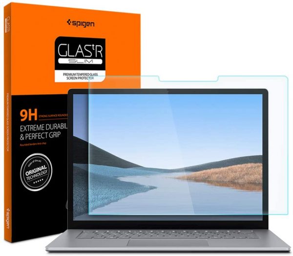 Spigen Tempered Glass Screen Protector Designed for Surface Laptop 4/3 (15 inch) [9H Hardness]