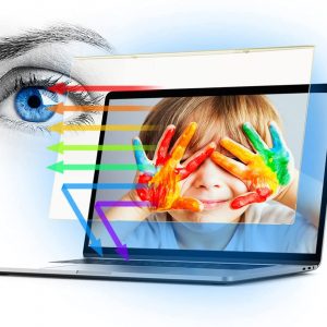 YES2B Universal Diagonal 15-16 inch Removable Acrylic Anti Blue Light Filter for Laptop, Notebook, Computer Frame Hanging Type, Eye Protection, Bluelight Blocking, Screen Protector, Clear View for Widescreen 16:9, 16:10